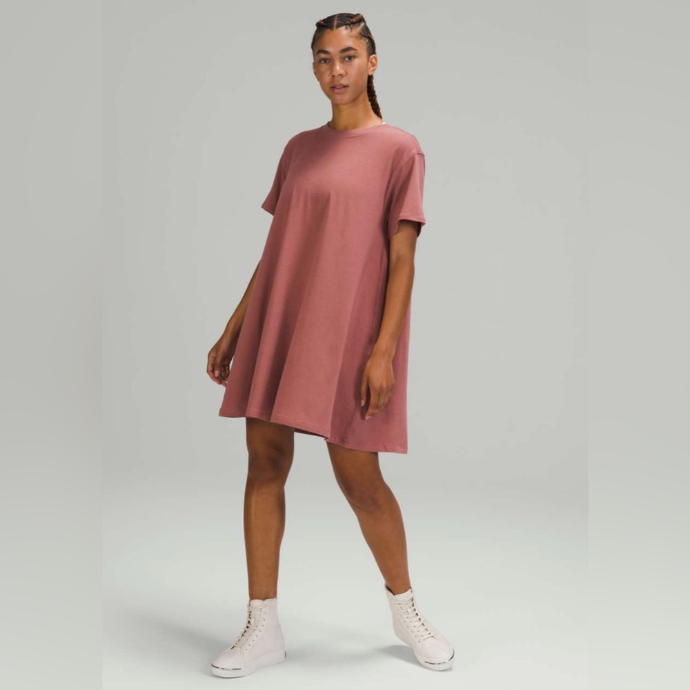 LULULEMON | All Yours Tee Dress in Spiced Chai